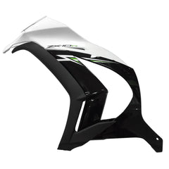 Kawasaki ZX-10R 2011-2015 White Black Lettered Fairing Kit without Logos