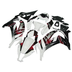 Kawasaki ZX-10R 2011-2015 White Red Black Fairing Kit without Logos