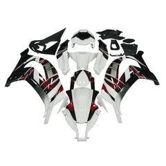 Kawasaki ZX-10R 2011-2015 White Red Black Fairing Kit without Logos