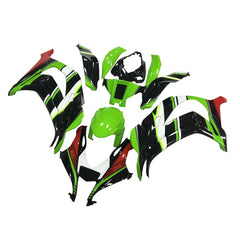 Kawasaki ZX-10R 2016-2020 Green White Red Black Fairing Kit without Logos