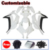 Kawasaki ZX-10R 2016-2020 White Paintable Fairing Kit without Logos