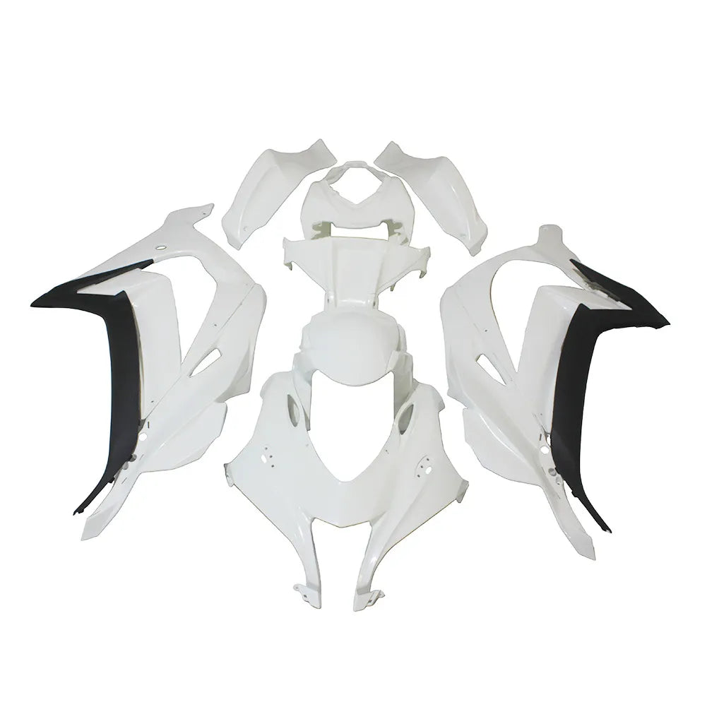 Kawasaki ZX-10R 2016-2020 White Paintable Fairing Kit without Logos
