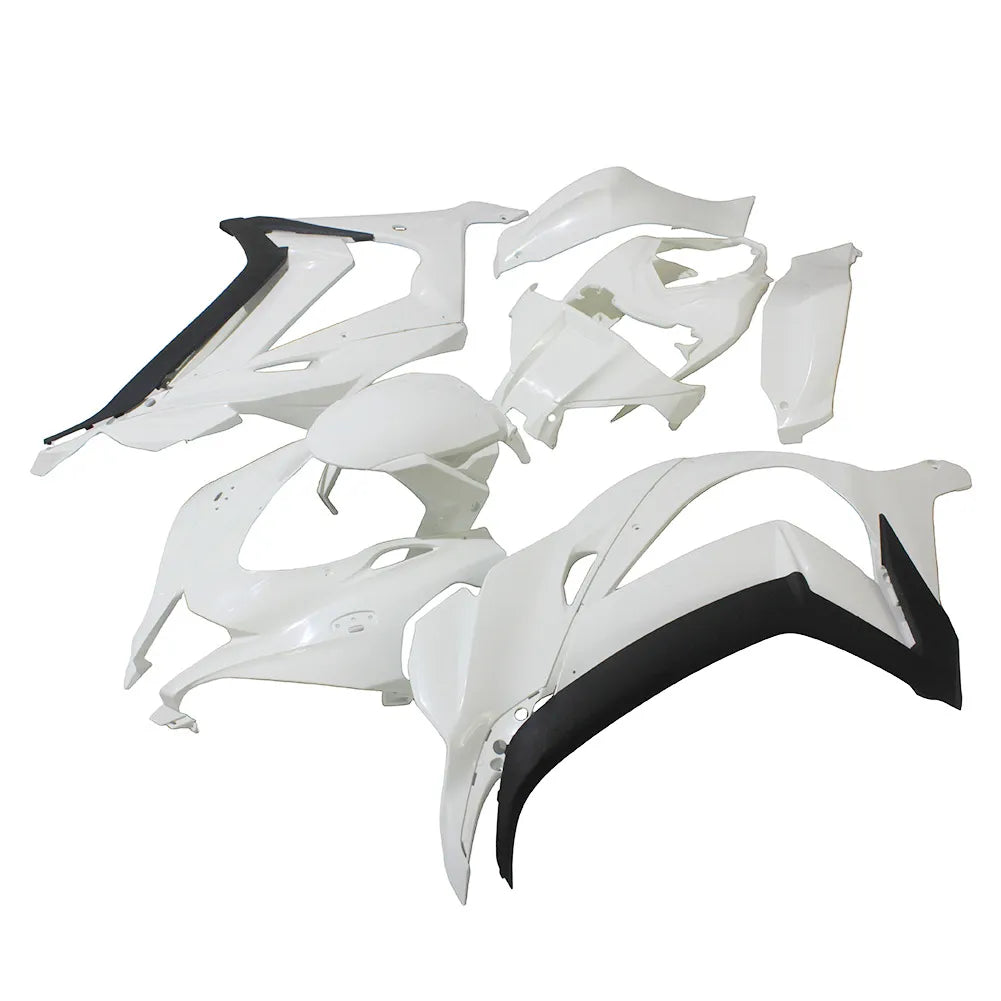 Kawasaki ZX-10R 2016-2020 White Paintable Fairing Kit without Logos