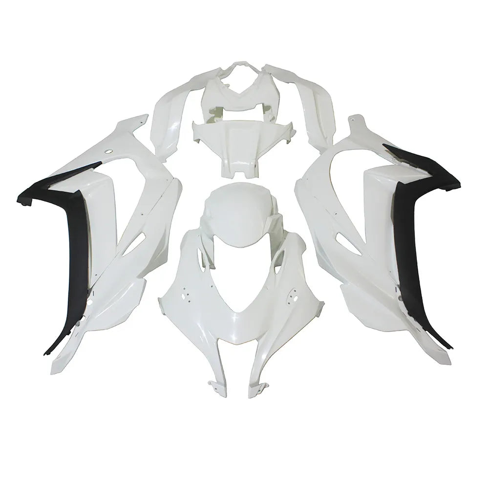 Kawasaki ZX-10R 2016-2020 White Paintable Fairing Kit without Logos