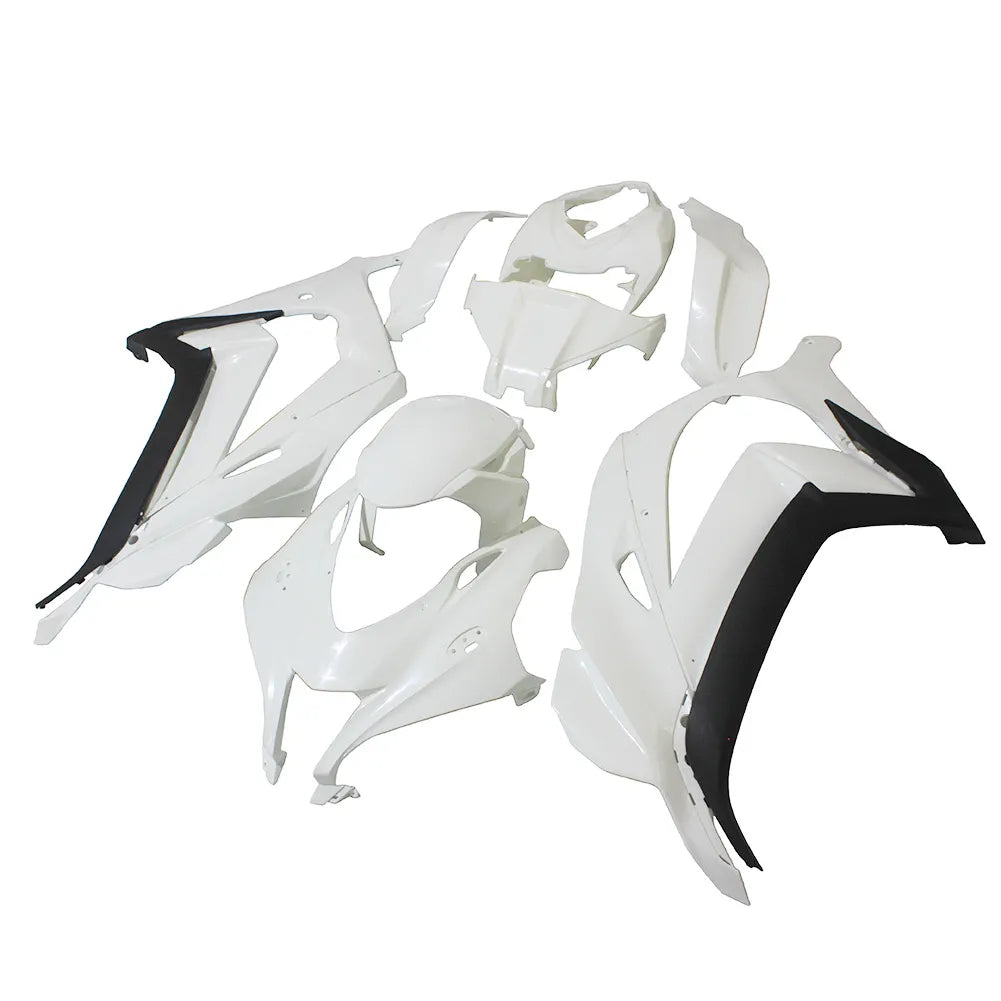 Kawasaki ZX-10R 2016-2020 White Paintable Fairing Kit without Logos