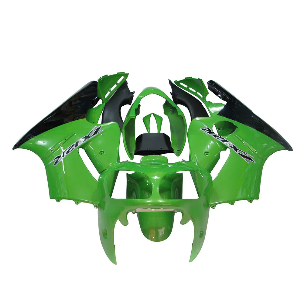 Kawasaki ZX-12R 2000-2001 Green Black Fairing Kit without Logos