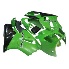 Kawasaki ZX-12R 2000-2001 Green Black Fairing Kit without Logos
