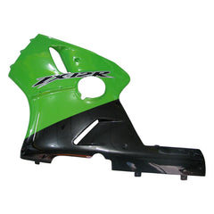 Kawasaki ZX-12R 2000-2001 Green Black Fairing Kit without Logos