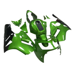 Kawasaki ZX-12R 2000-2001 Pearl Green Black No Lettering Fairing Kit without Logos