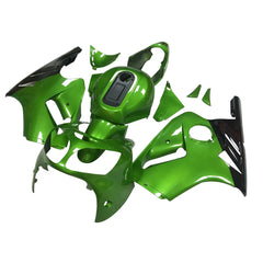 Kawasaki ZX-12R 2000-2001 Pearl Green Black No Lettering Fairing Kit without Logos