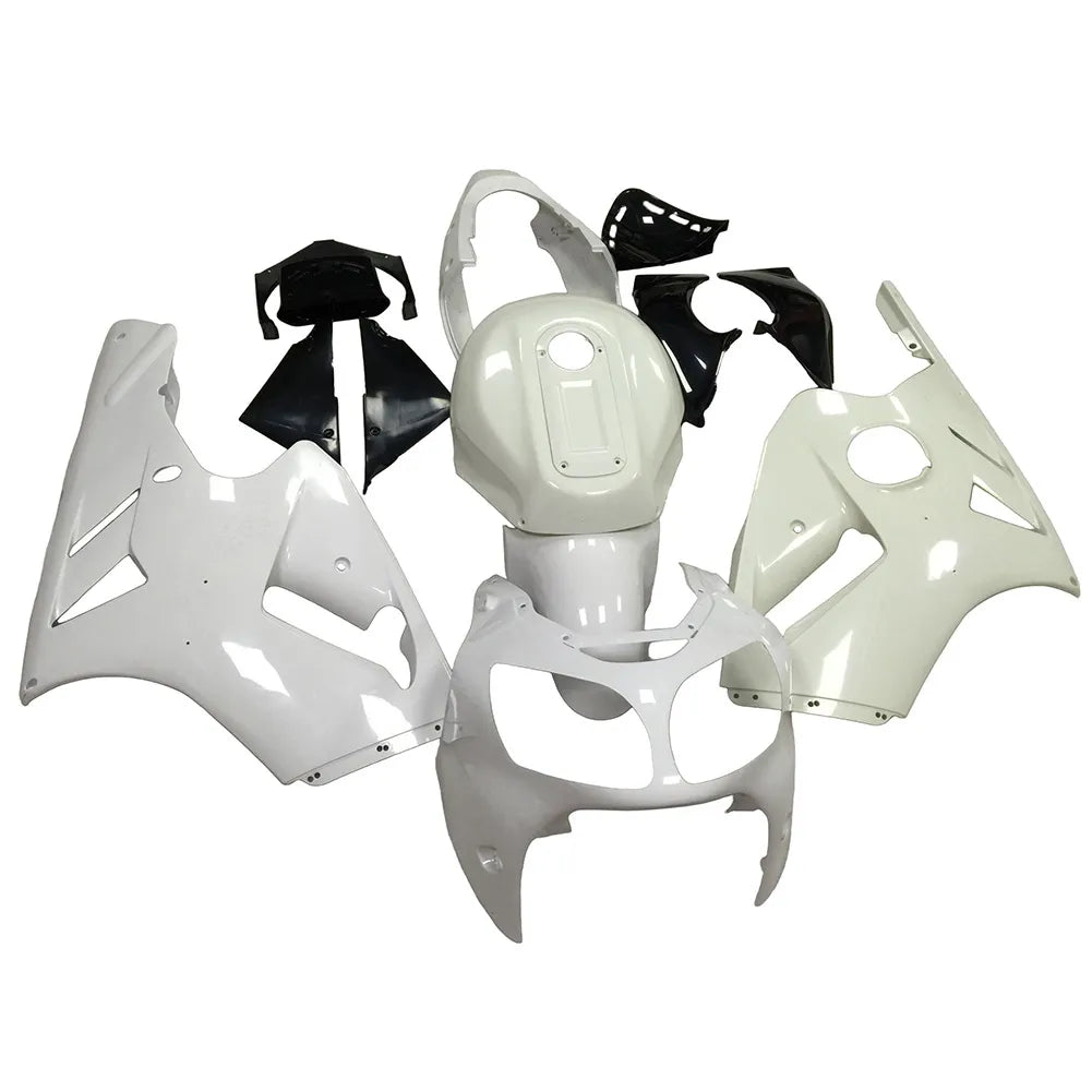 Kawasaki ZX-12R 2000-2001 White Fairing Kit without Logos