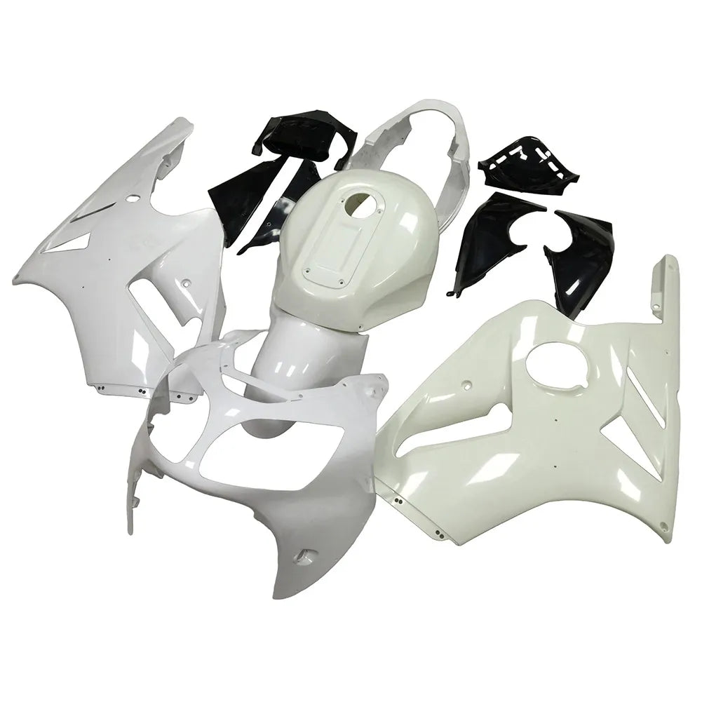Kawasaki ZX-12R 2000-2001 White Fairing Kit without Logos