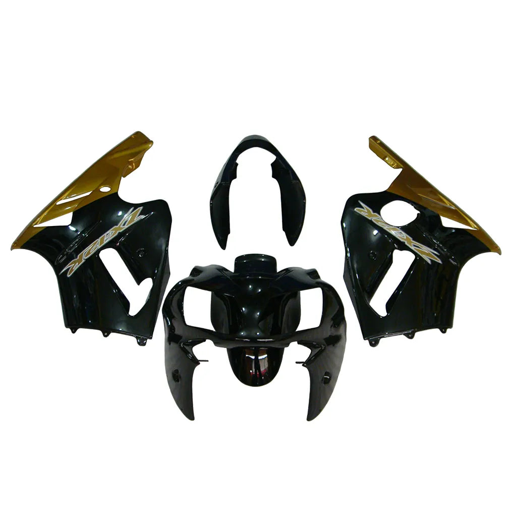 Kawasaki ZX-12R 2002-2006 Gold Black Style A Fairing Kit without Logos