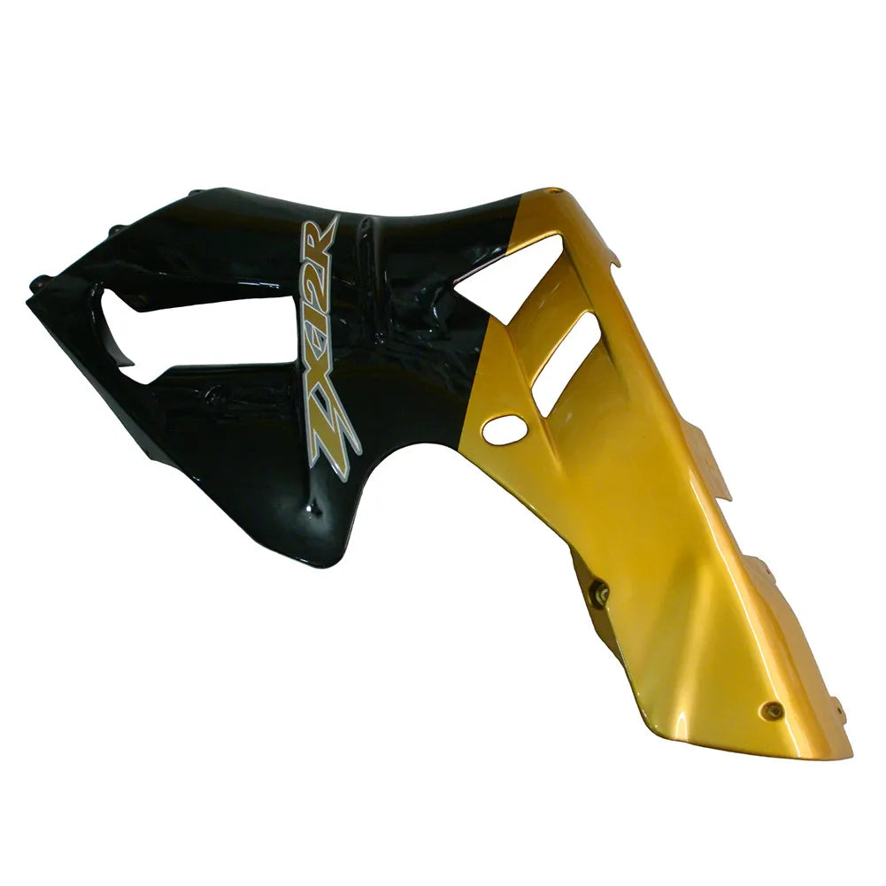 Kawasaki ZX-12R 2002-2006 Gold Black Style A Fairing Kit without Logos