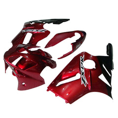 Kawasaki ZX-12R 2002-2006 Pearl Red Black Fairing Kit without Logos