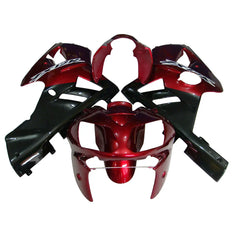 Kawasaki ZX-12R 2002-2006 Pearl Red Black Fairing Kit without Logos