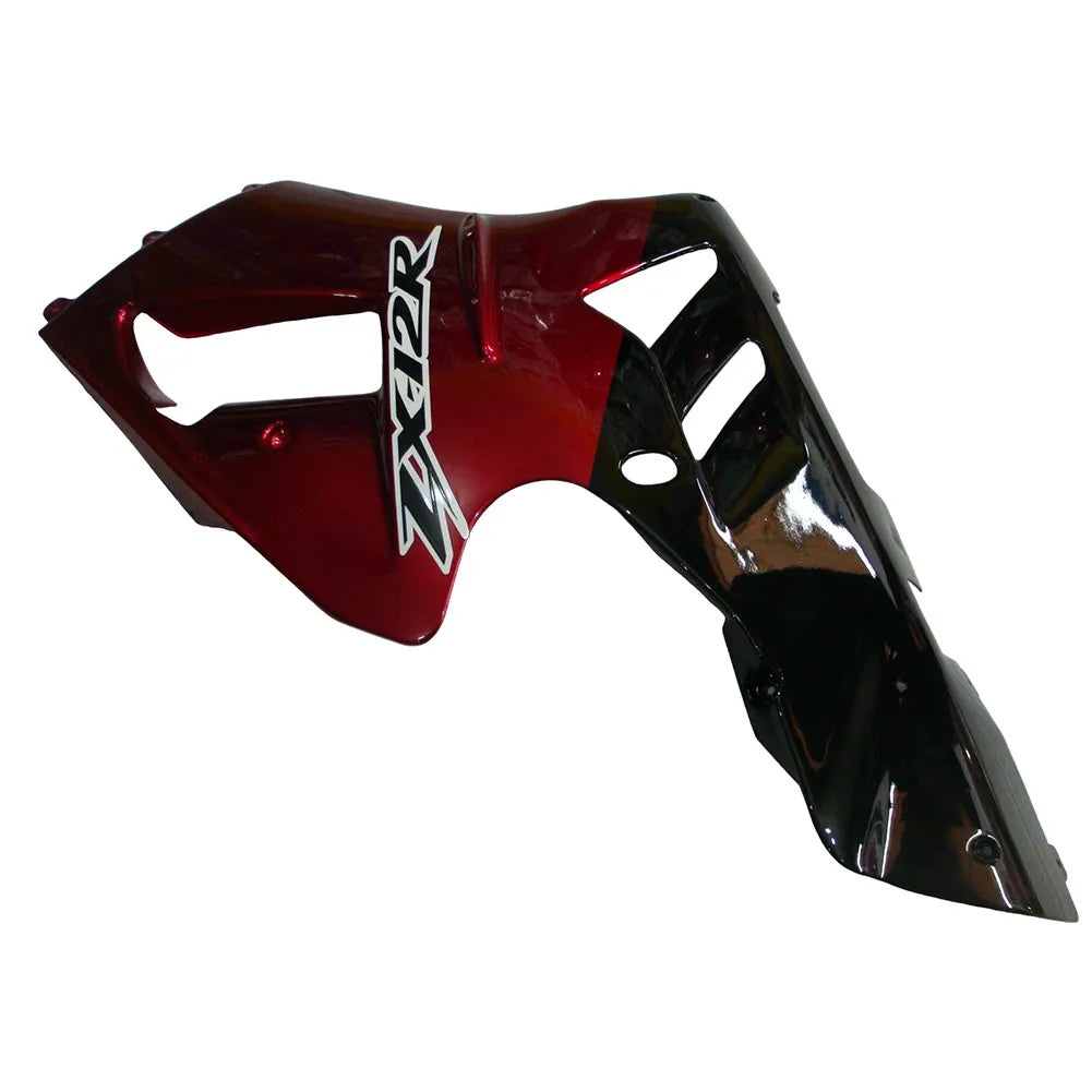 Kawasaki ZX-12R 2002-2006 Pearl Red Black Fairing Kit without Logos