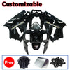 Kawasaki ZX-12R 2002-2006 Silver Black Style A Fairing Kit without Logos