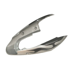 Kawasaki ZX-12R 2002-2006 Silver White Black Flame Fairing Kit without Logos