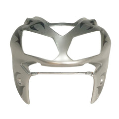 Kawasaki ZX-12R 2002-2006 Silver White Black Flame Fairing Kit without Logos