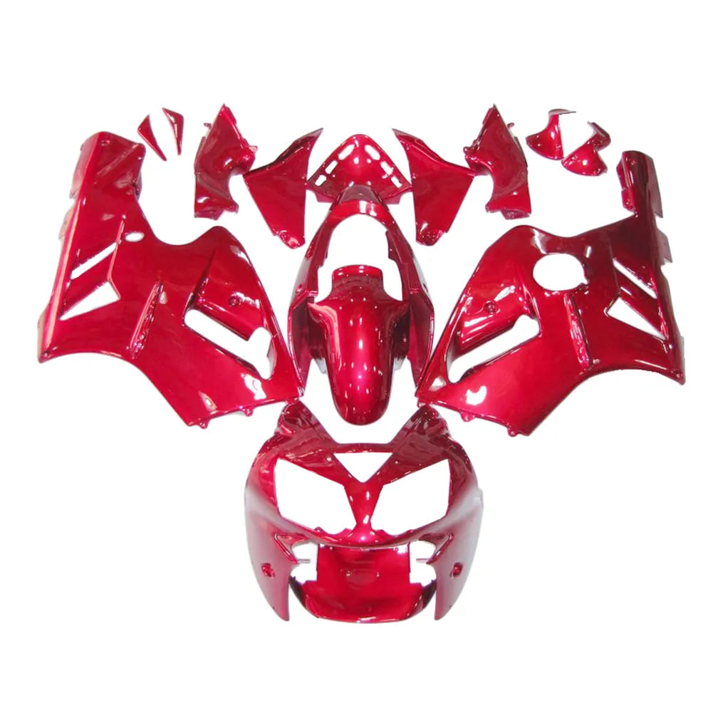 Kawasaki ZX-12R 2002-2006 Solid Bright Red Fairing Kit without Logos