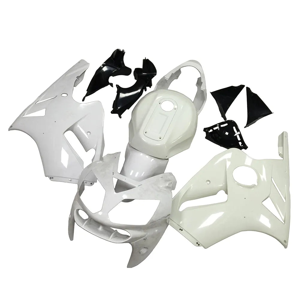 Kawasaki ZX-12R 2002-2006 White Black Fairing Kit without Logos