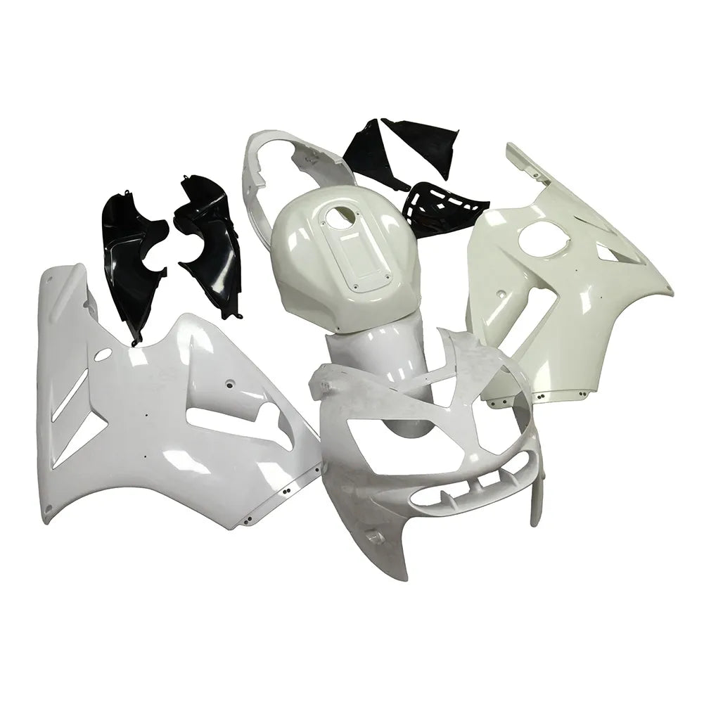 Kawasaki ZX-12R 2002-2006 White Black Fairing Kit without Logos