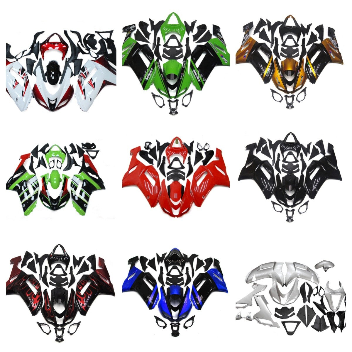 Kawasaki ZX-6R 2007-2008 Injection-Model Fairing