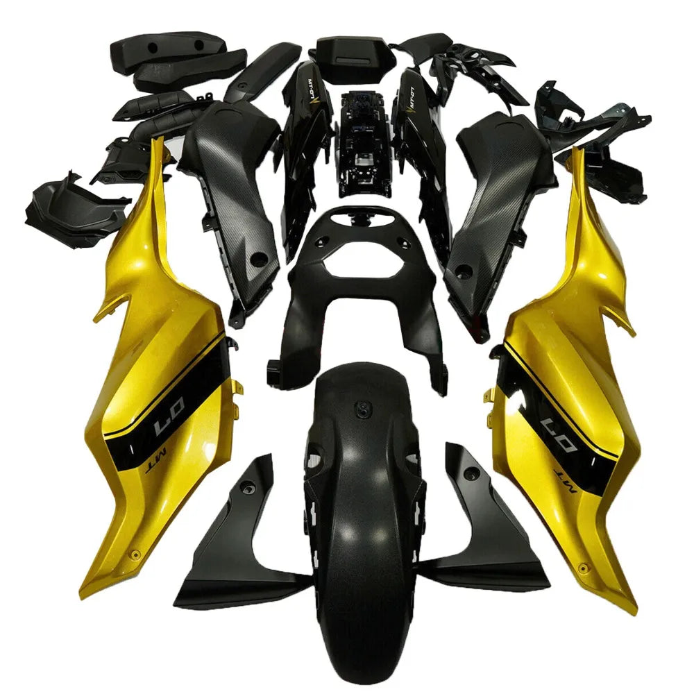 Yellow Black Fairing Kit For Yamaha MT-07/FZ-07 2012-2017 