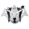 Black and White Fairing Kit For Yamaha YZF-600 R6 2006-2007