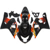 Black Orange Fairing Kit For Suzuki GSXR600/GSXR750 2004-2005