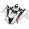 Black and White Fairing Kit For Yamaha YZF-600 R6 2008-2016