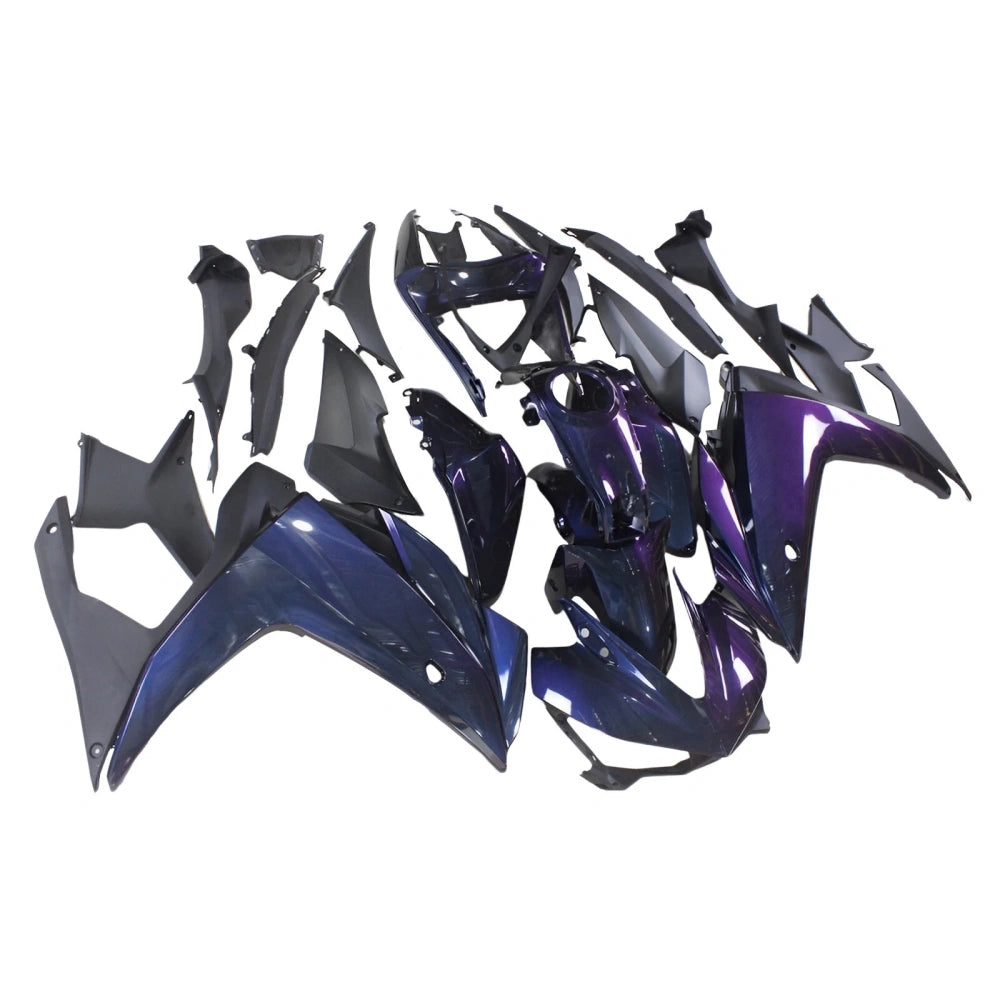 Black Purple Fairing Kit For Yamaha R3/R25 2014-2018