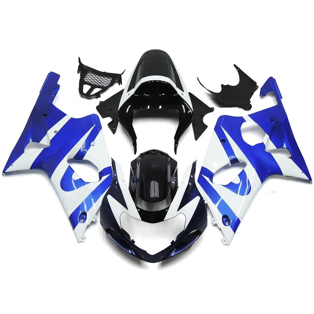 Blue White Black Fairing Kit For Suzuki GSXR1000 K1/K2 2000-2002 