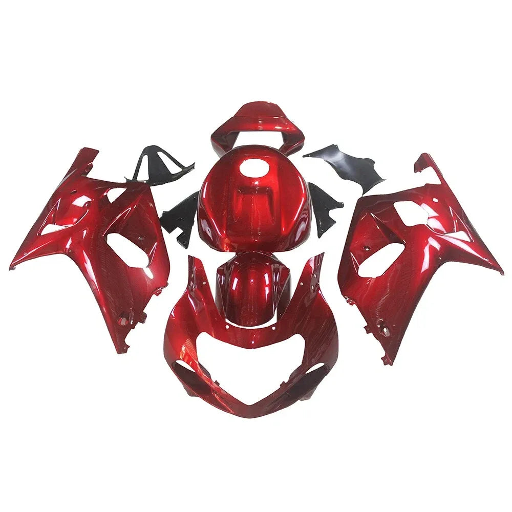 Red Fairing Kit For Suzuki GSXR600/GSXR750 2001-2003 