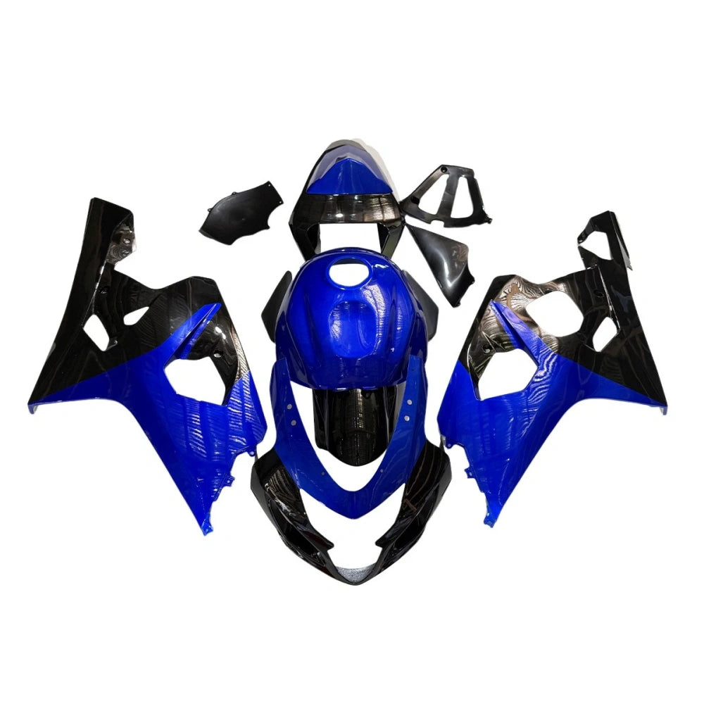 Blue Black Fairing Kit For Suzuki GSXR600/GSXR750 2004-2005 