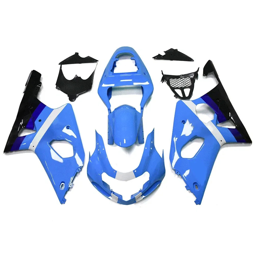 Blue Black Fairing Kit For Suzuki GSXR1000 K1/K2 2000-2002 