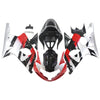 Red Black and White Fairing Kit For Suzuki GSXR1000 K1/K2 2000-2002