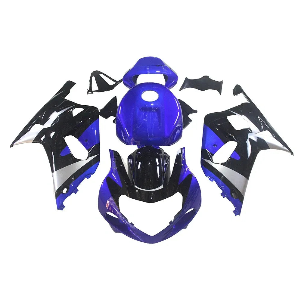 Blue Black Fairing Kit For Suzuki GSXR600/GSXR750 2001-2003 