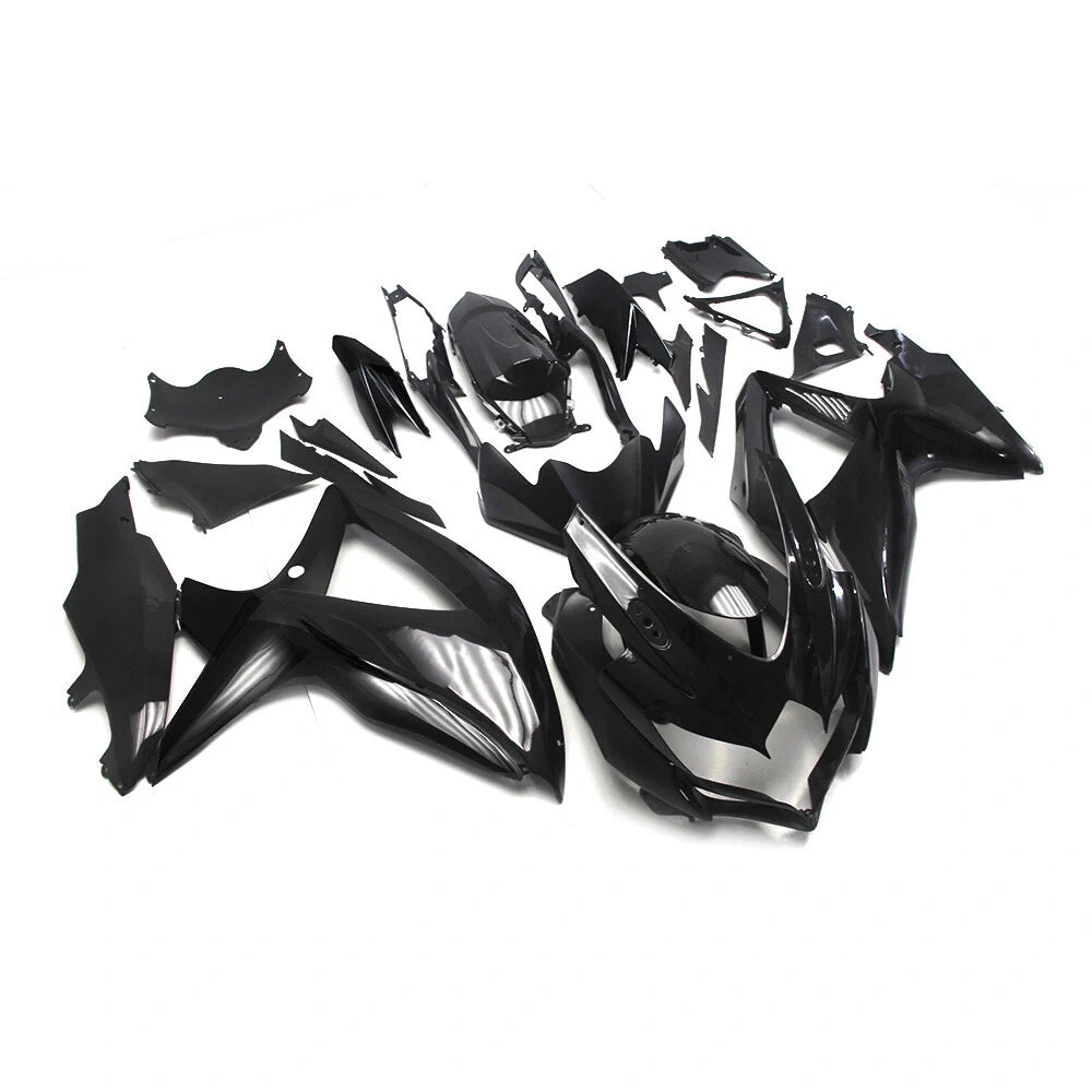 Black Fairing Kit For Suzuki GSXR600/GSXR750 2008-2010 