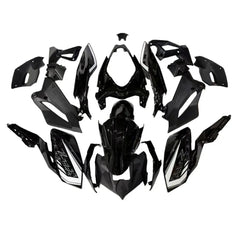 Black and White Fairing Kit For Kawasaki Z400 2018-2020