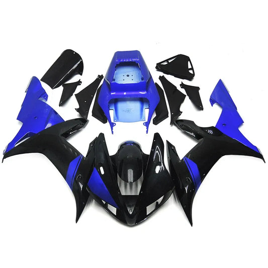 Blue Black Fairing Kit For Yamaha YZF1000 R1 2002-2003
