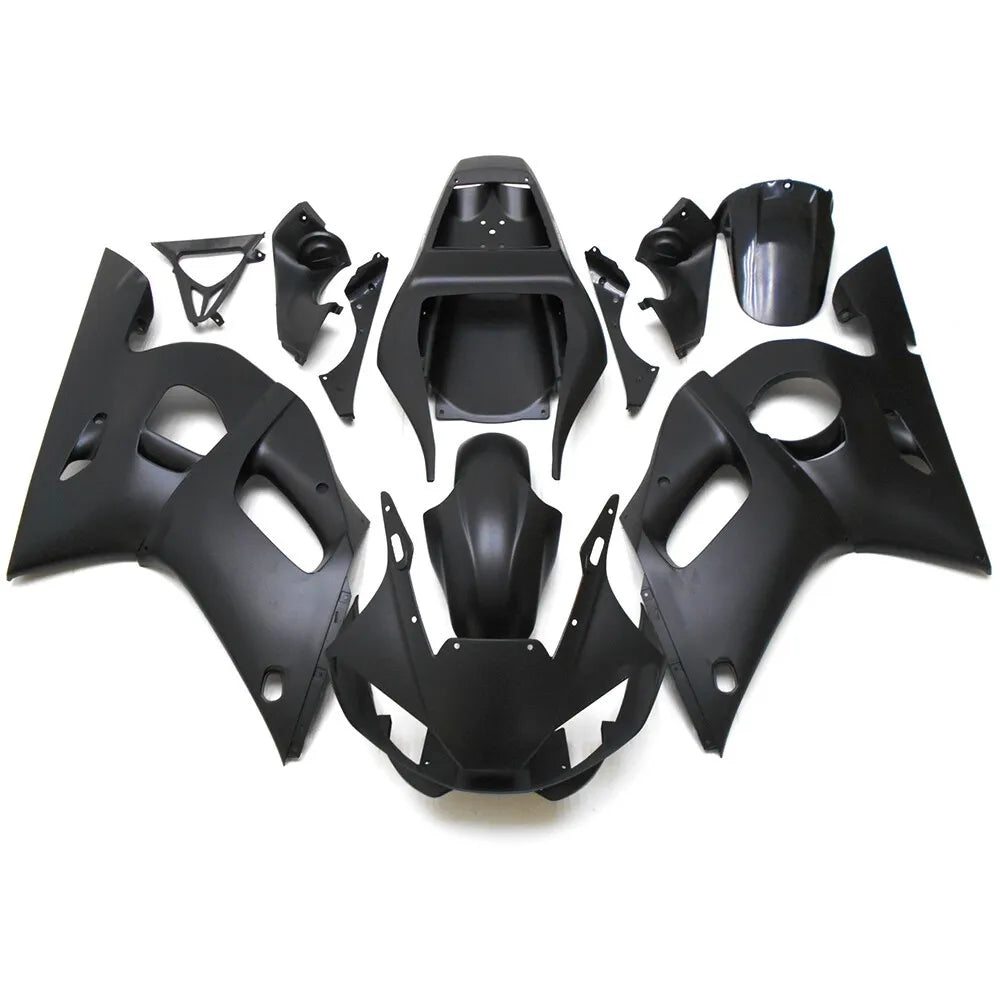 Black Fairing Kit For Yamaha YZF-600 R6 1998-2002