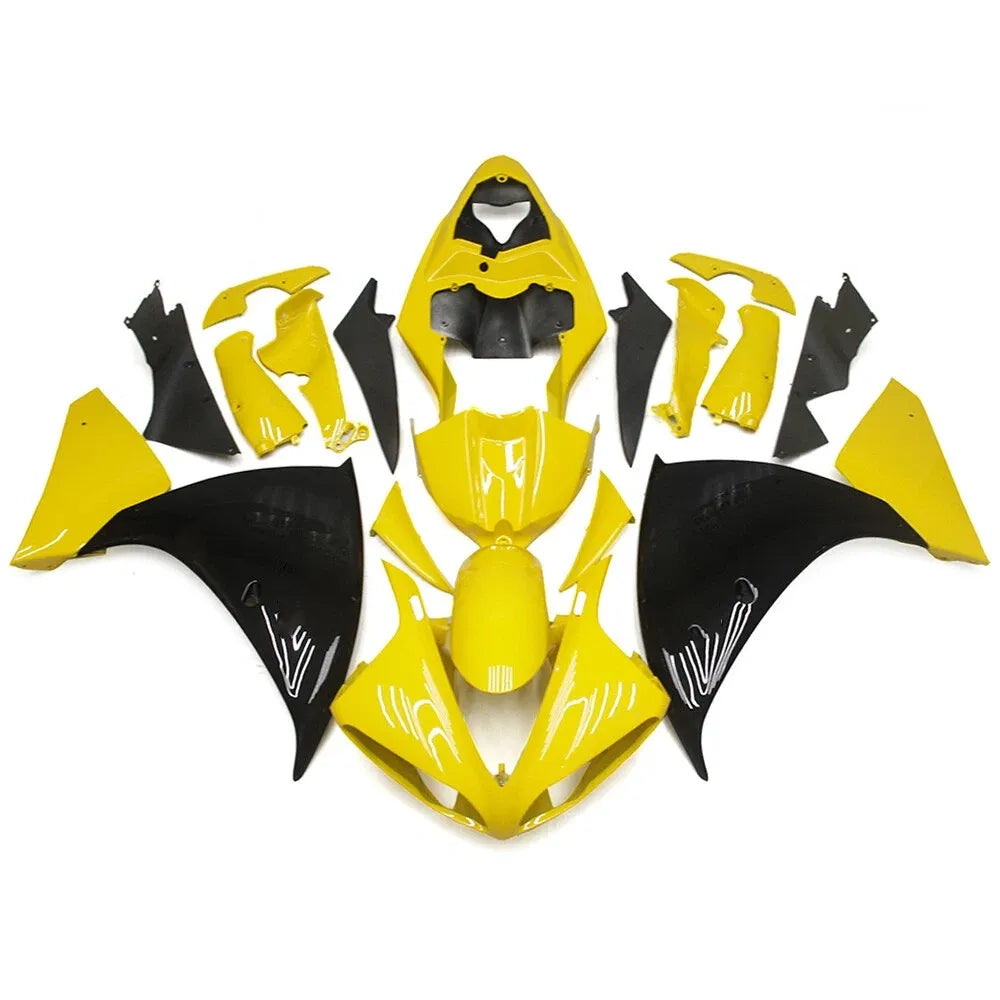 Yellow and Black Fairing Kit For Yamaha YZF1000 R1 2009-2011