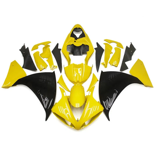 Yellow and Black Fairing Kit For Yamaha YZF1000 R1 2009-2011