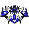 Blue Black Fairing Kit For Yamaha YZF-600 R6 2003-2004