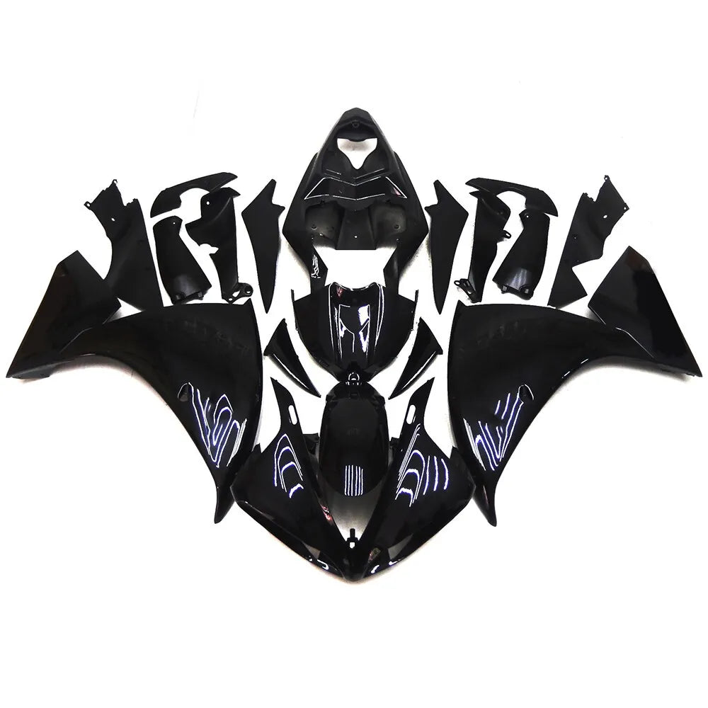 All Black Fairing Kit For Yamaha YZF1000 R1 2009-2011