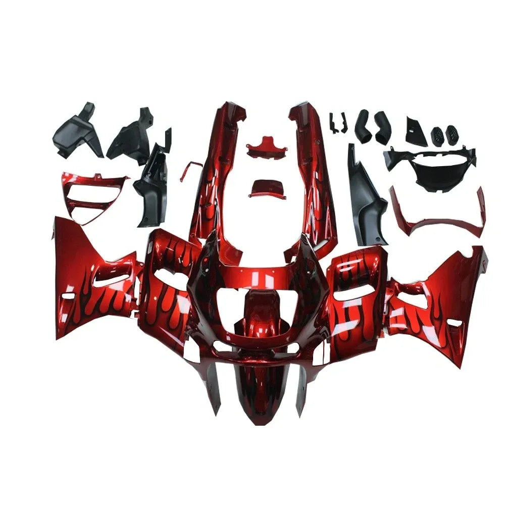 Red Fairing Kit For Kawasaki ZZR400 1993-2007