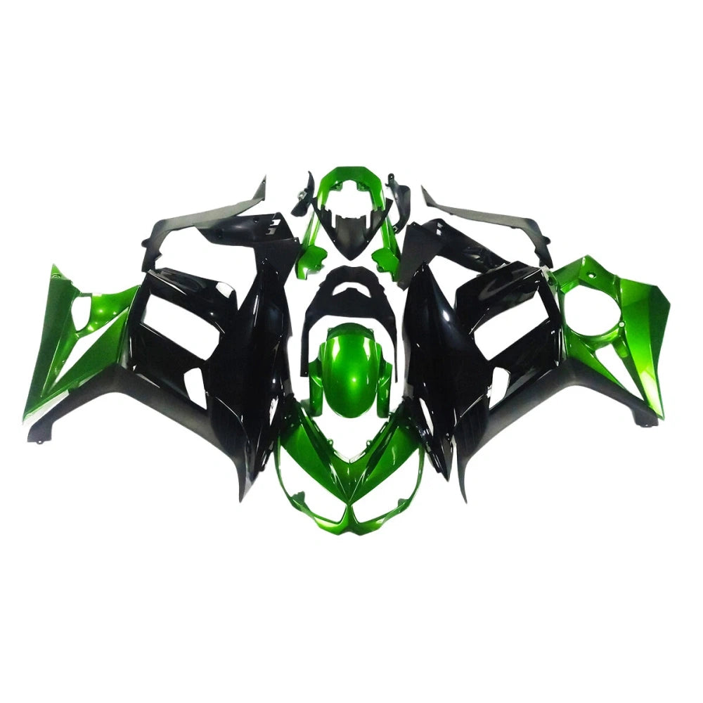 Black Green Fairing Kit For Kawasaki Z1000SX 2010-2015